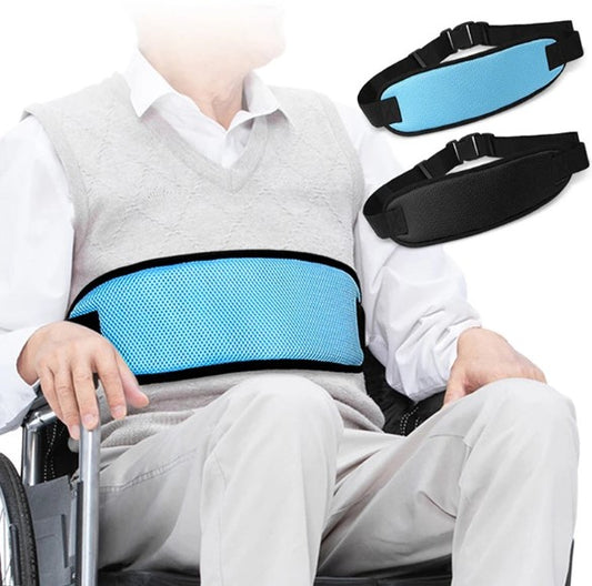 Wheelchair Seats Belt Adjustable Safety Harness Fixing Breathable Brace for the Elderly Patients Restraints Straps Brace Support