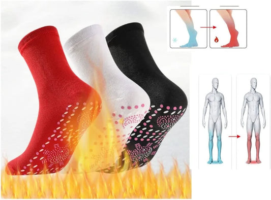 Winter Self Heating Socks, Magic Socks, Heated Socks, Self Heated Socks Washable, Warm and Cold Resistant Cotton Socks Unisex