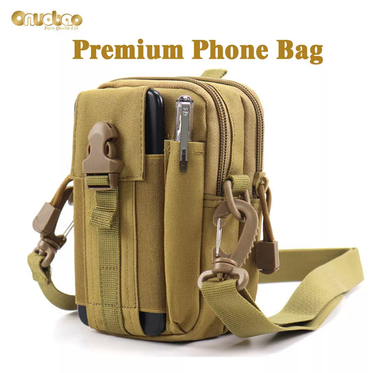 Mobile Phone Bag Men Waist Bag Multifunctional Tactical Belt Bag Set Diagonal Middle Aged  Elderly Mini Small Bag Leisure Sport